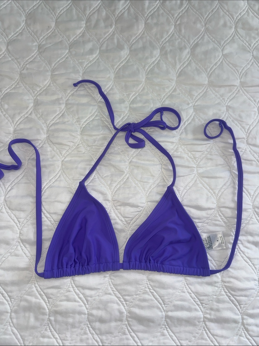 Wild Fable Purple Triangle Bikini Top